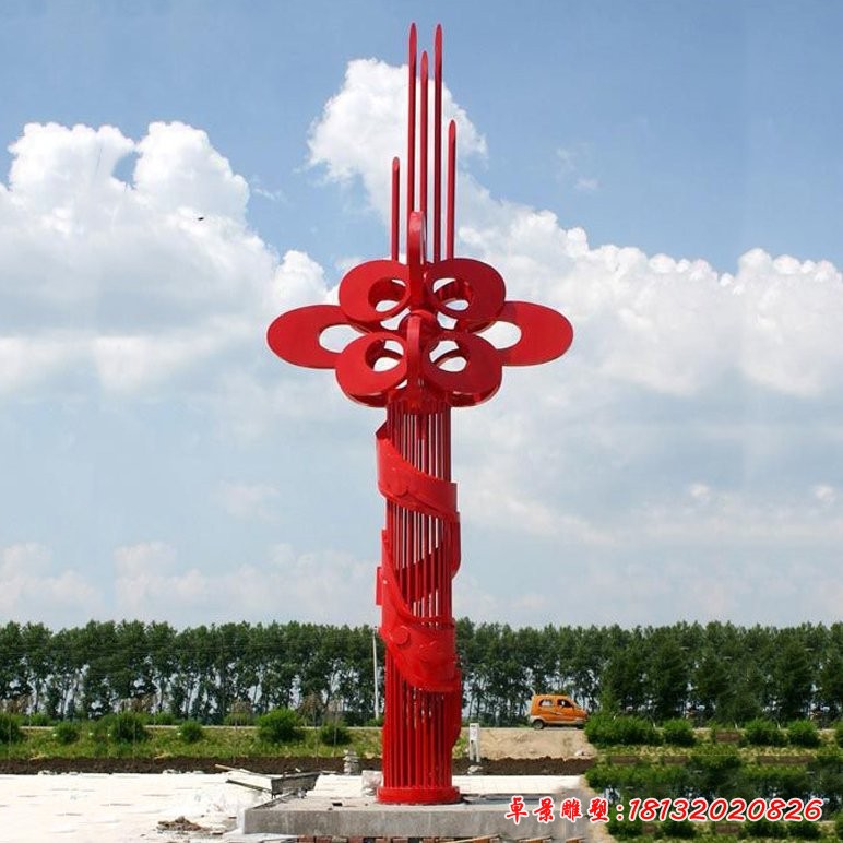 创意不锈钢雕塑广场不锈钢抽象造型雕塑