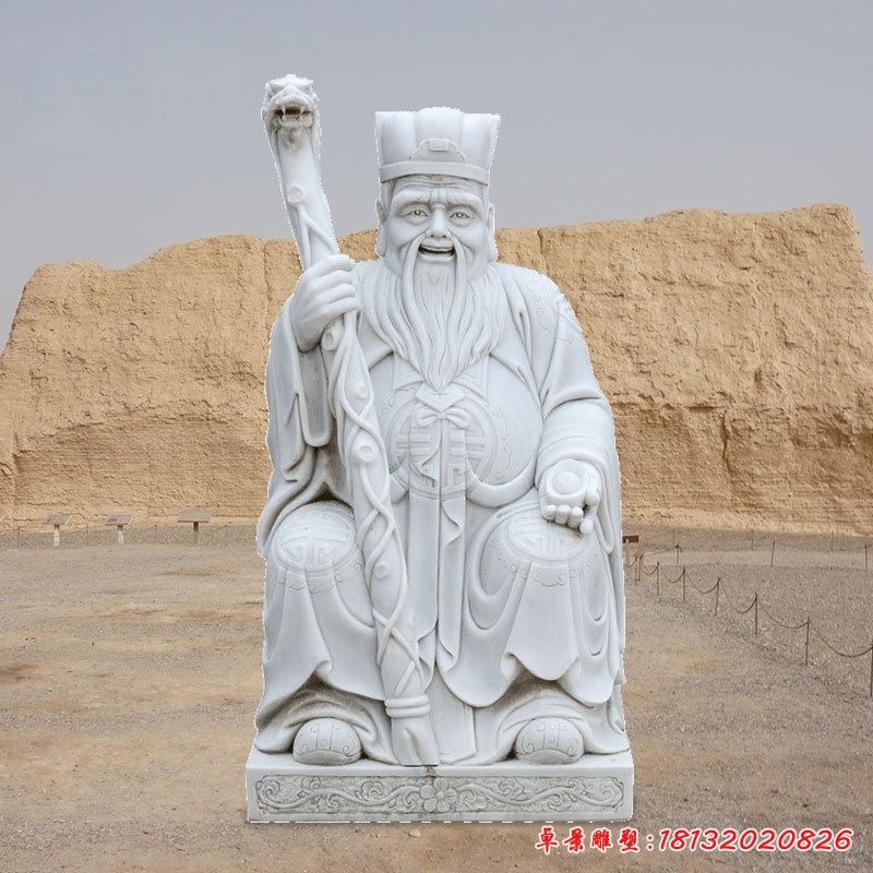 土地公石雕，大理石福德正神[1][1]