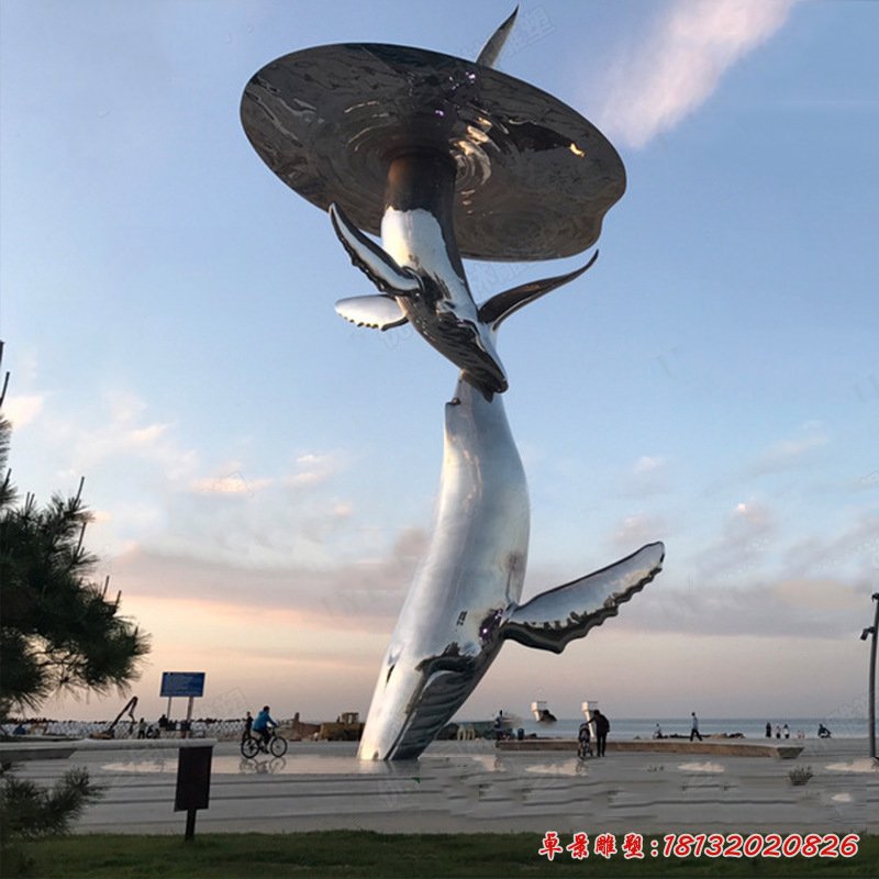 不锈钢大型鱼雕塑 (2)[1]