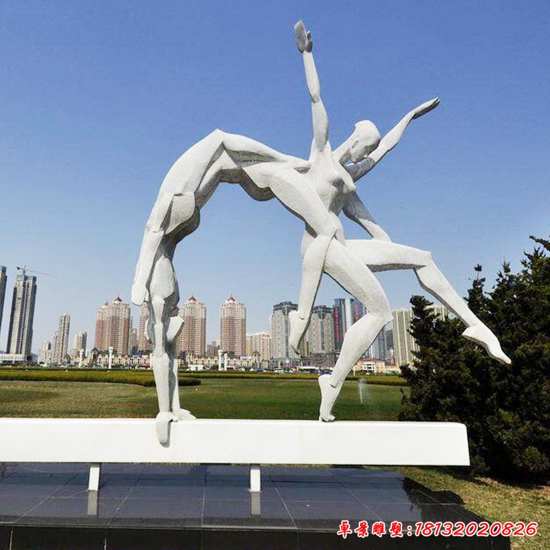 不锈钢镂空运动人雕塑人摆件户外校园广场景观摆放104592 (1)