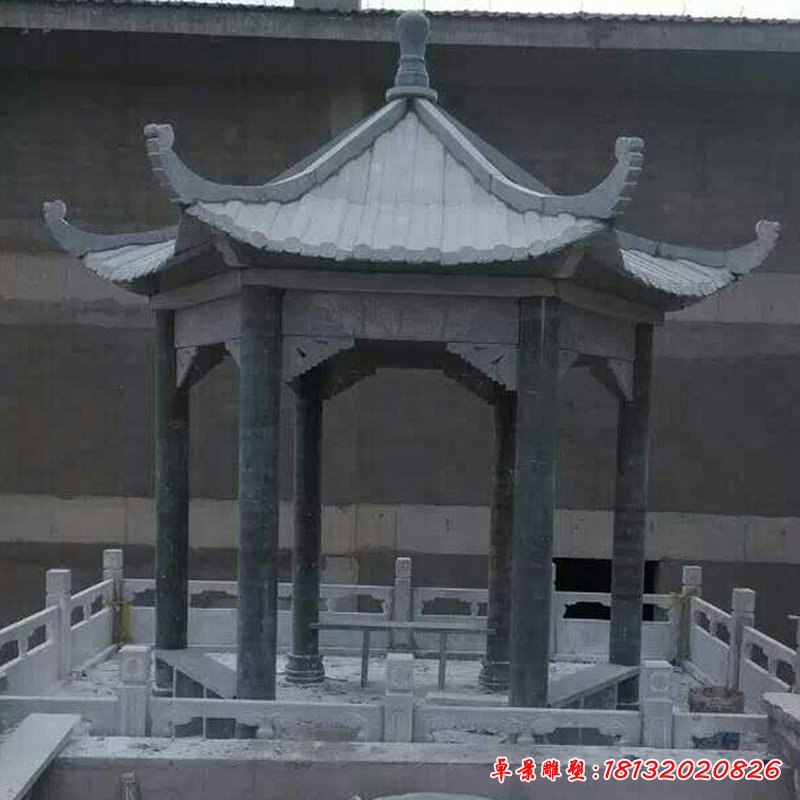 单层石凉亭 (91)